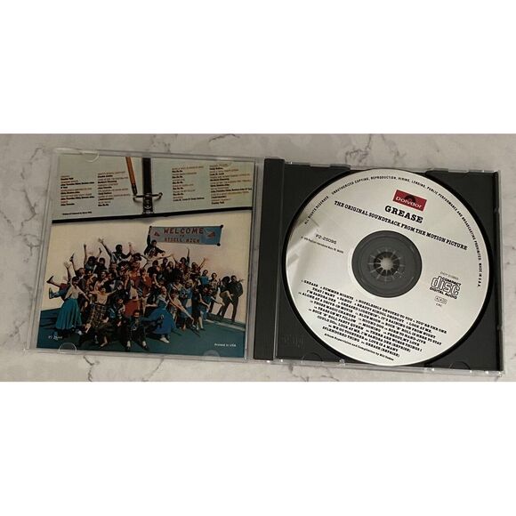 Pre Owned CD Grease Original Motion Picture Soundtrack Olivia Newton - Picture 3 of 3